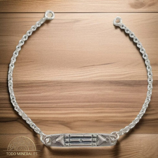Pulsera Plata 925 Atlante 18 Cms 400803299 TODOMINERAL