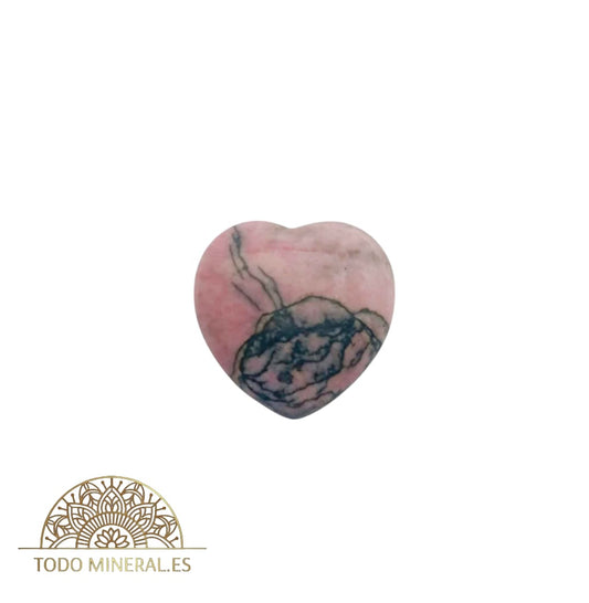 Corazon Piedra Natural Rodonita 3 Cms Aproximadamente 600102815 TODOMINERAL
