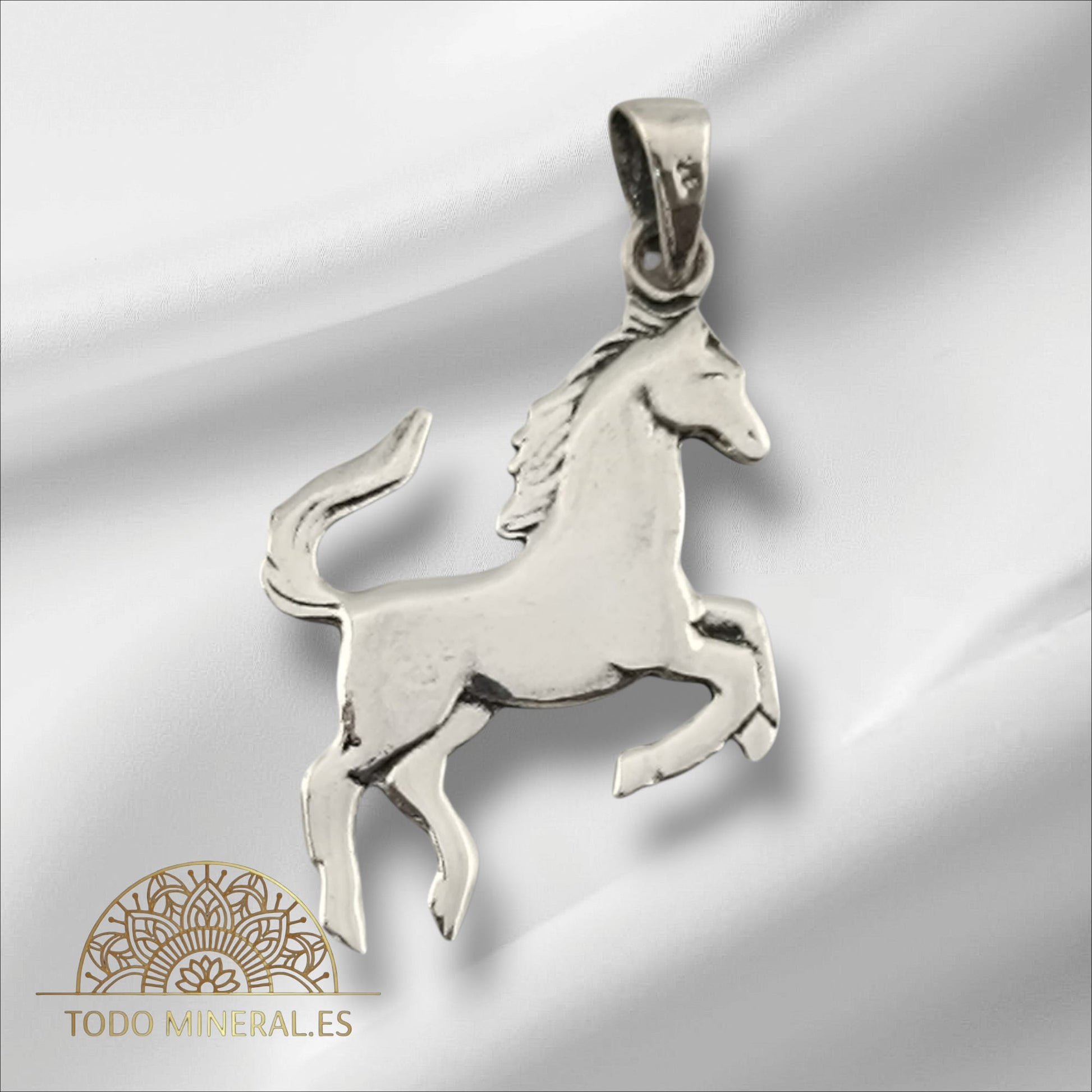 Colgante De Plata 925 Caballo 20 mm 55798 TODOMINERAL