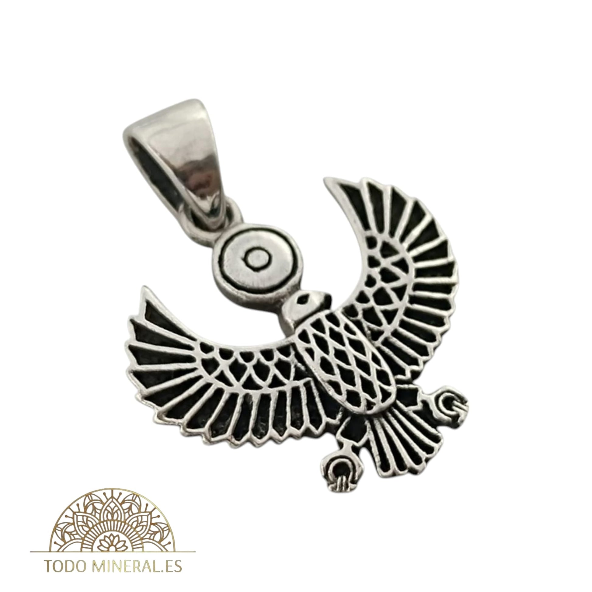 Colgante De Plata 925 Halcón Egipcio 20 mm 50493 TODOMINERAL