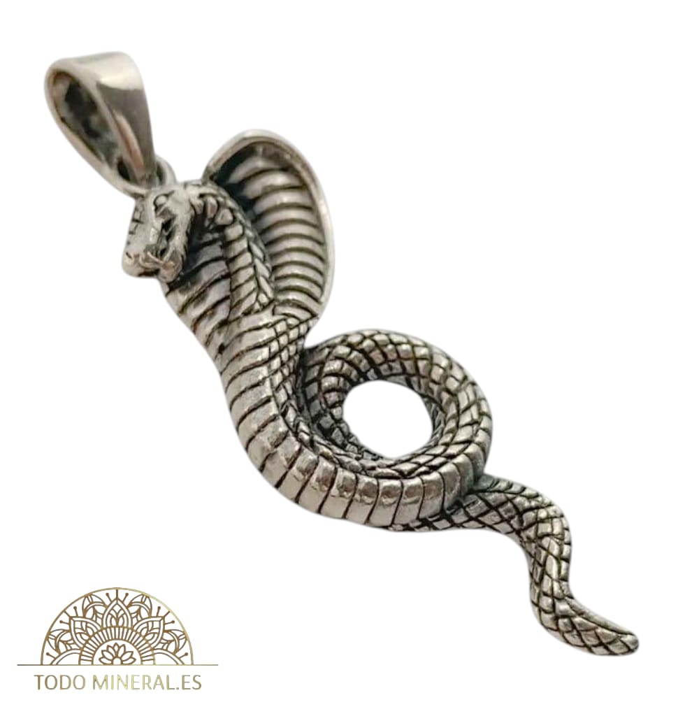 Colgante De Plata 925 Cobra 40 mm 50316 TODOMINERAL