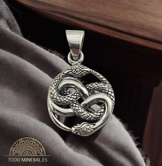 Colgante De Plata 925 Auryn Ouroboros 17 mm 50511 TODOMINERAL