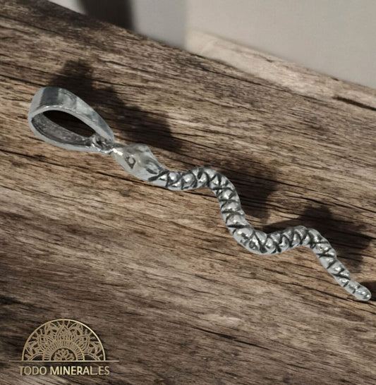 Colgante De Plata 925 Serpiente 22 mm 55841 TODOMINERAL