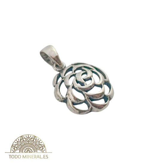 Colgante De Plata 925 Rosa 13 mm 55967 TODOMINERAL
