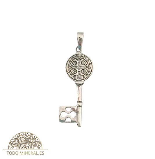 Colgante De Plata 925 Llave San Benito 27 mm 500303104 TODOMINERAL