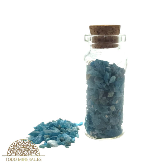 Bote Mineral 20 Gramos Piedra Chips Apatita BOTE MINERALES