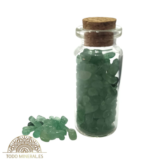 Bote Mineral 20 Gramos Piedra Chips Aventurina BOTE MINERALES