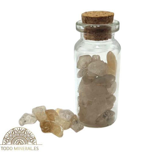 Bote Mineral 20 Gramos Piedra Chips Citrino BOTE MINERALES