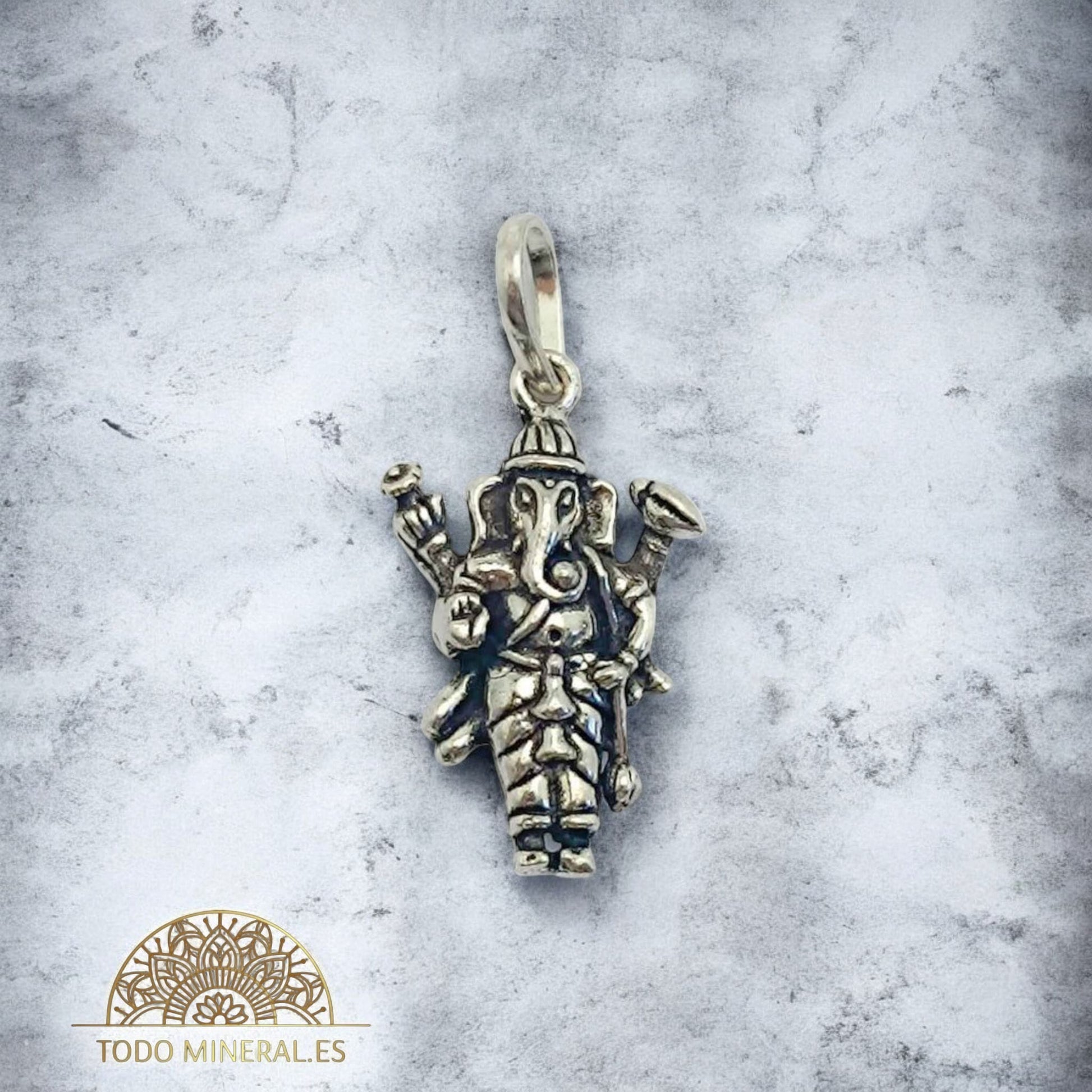 Colgante De Plata 925 Ganesha 25x15 mm Aporx  600201561 TODOMINERAL