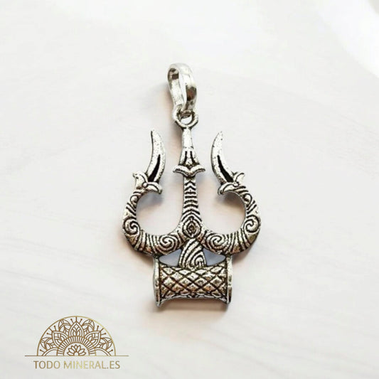 Colgante De Plata 925 Trishul 29X20 mm Aporx 600201611 TODOMINERAL