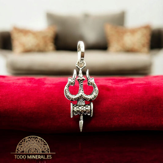 Colgante De Plata 925 Trishul 25X12 mm Aporx 600201612 TODOMINERAL