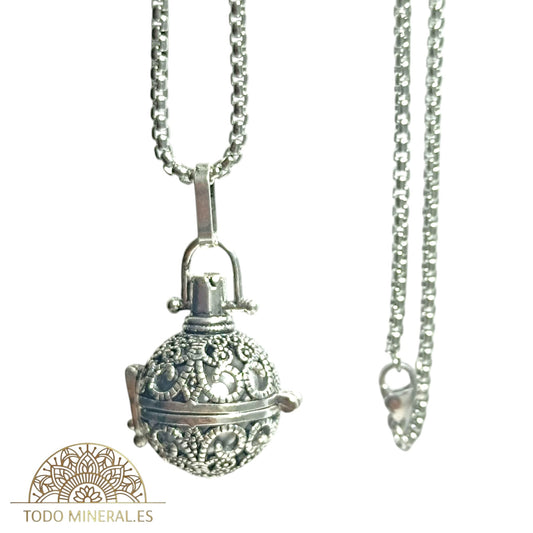 Llamador De Ángel Metal Con Cadena Acero 70 Cms 60928-15 LLAMADORES DE ANGELES