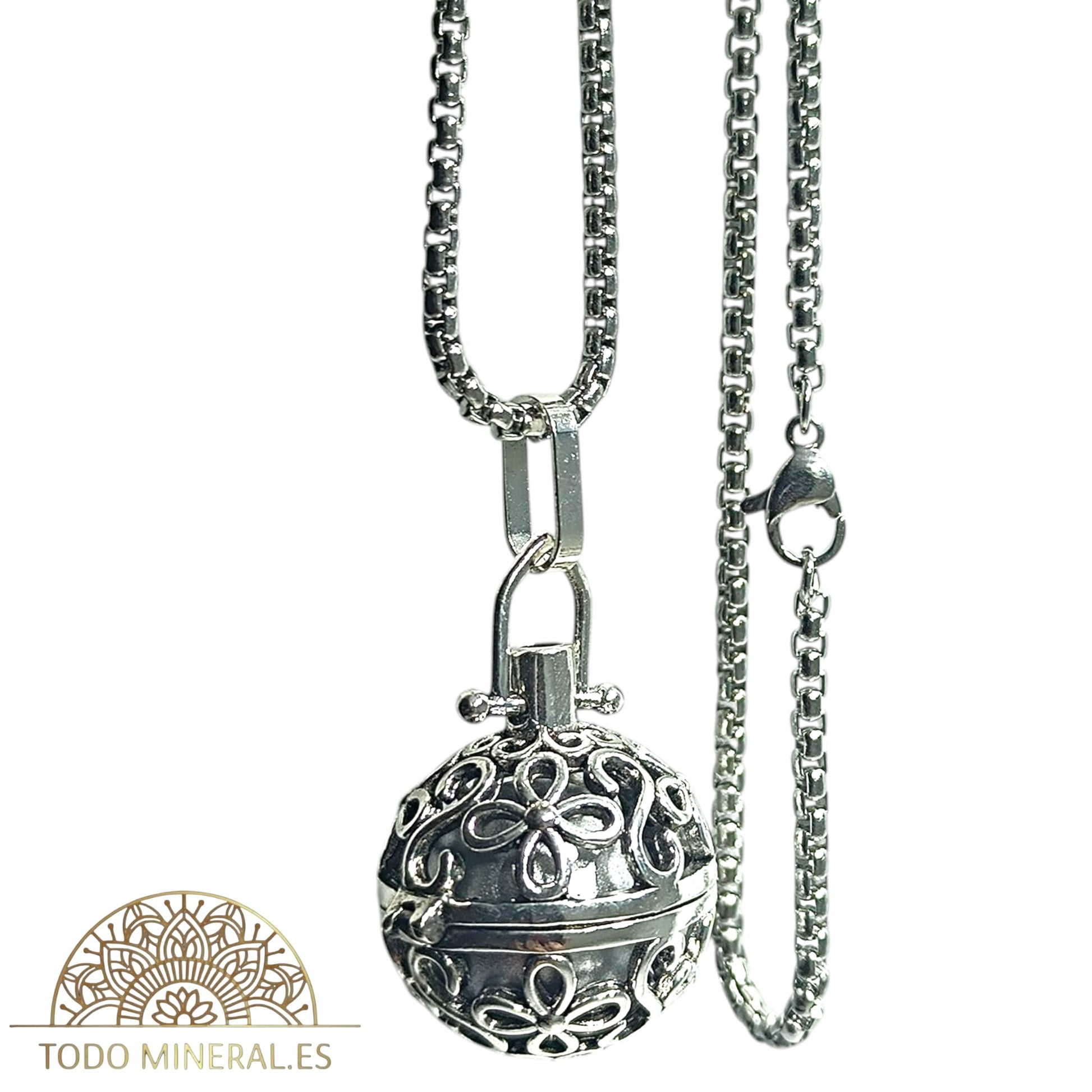 Llamador De Ángel Metal Con Cadena Acero 70 Cms 60928-26 LLAMADORES DE ANGELES