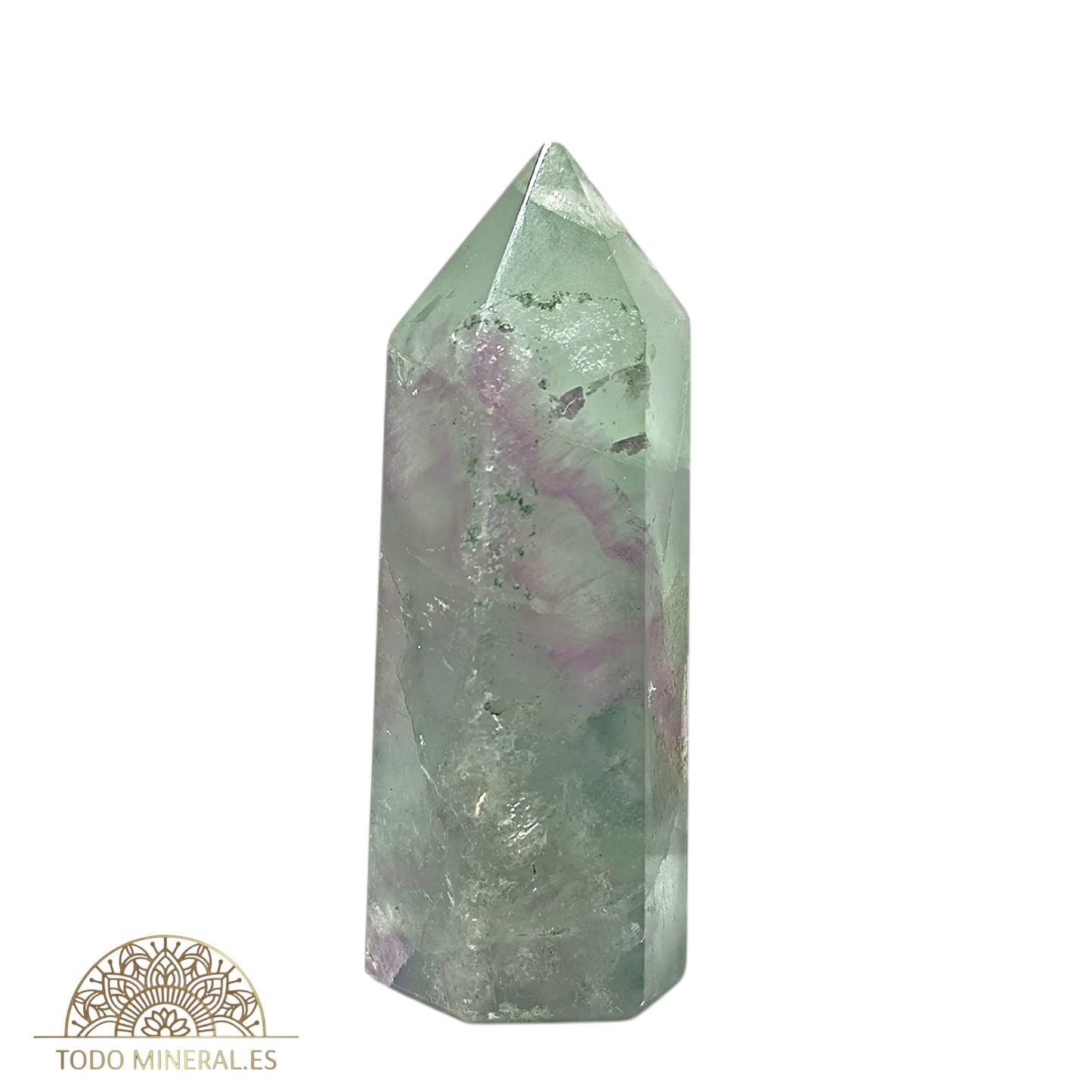 Obelisco Mineral Fluorita 7 Cms Aproximado 80 gramos n 10 OBELISCO MINERAL