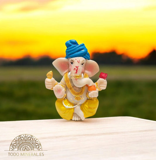 Figura En Resina Diosa Ganesha 6 Cms 600102785 TODOMINERAL