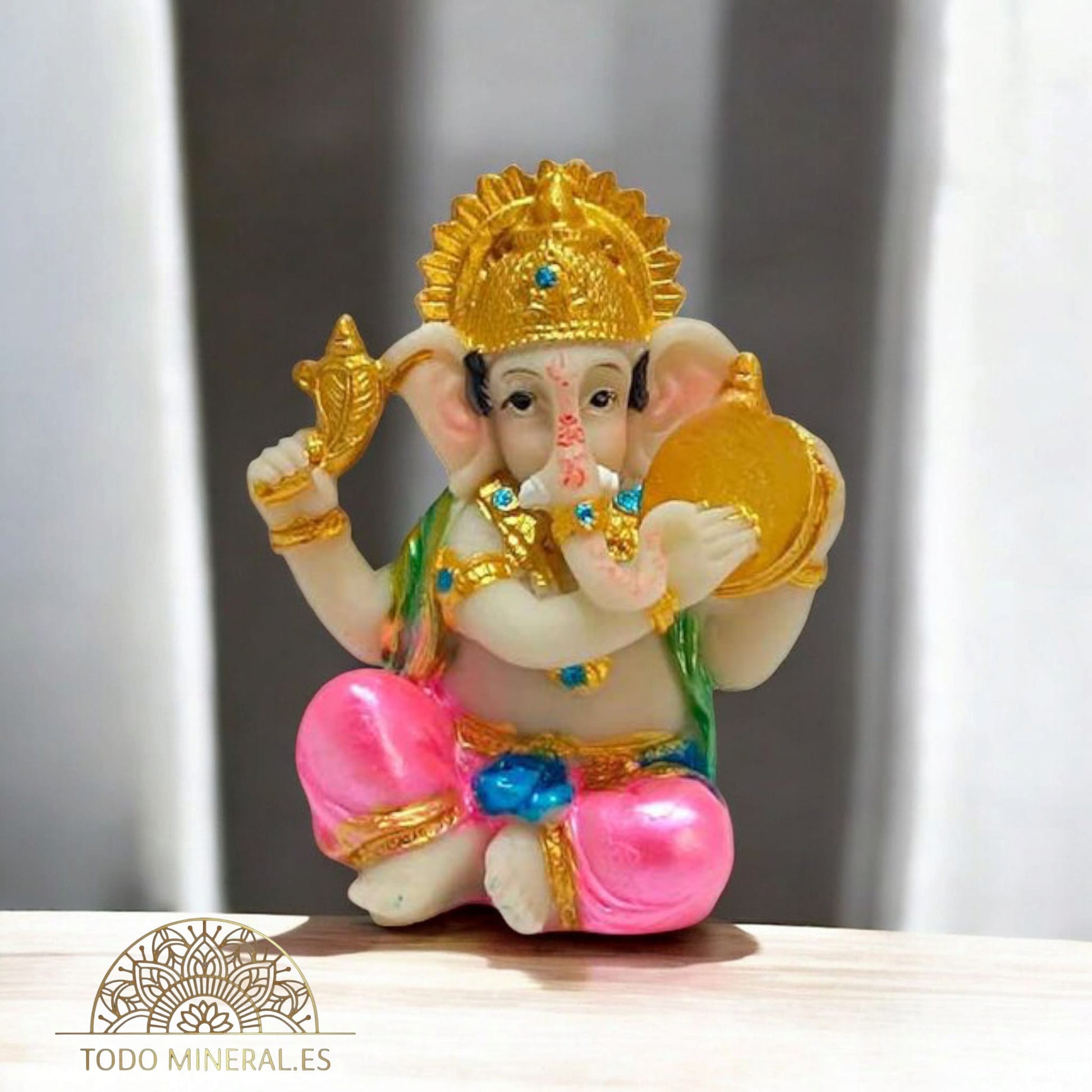 Figura En Resina Diosa Ganesha 6 Cms 600102772 TODOMINERAL
