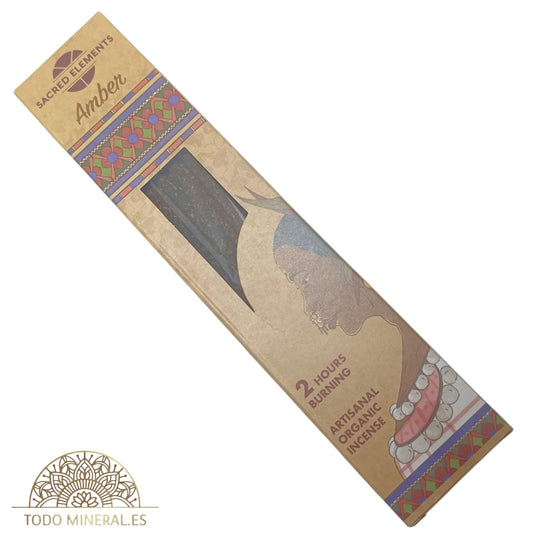 Paquete De Incienso Marca Sacred Elements Ambar INCIENSOS