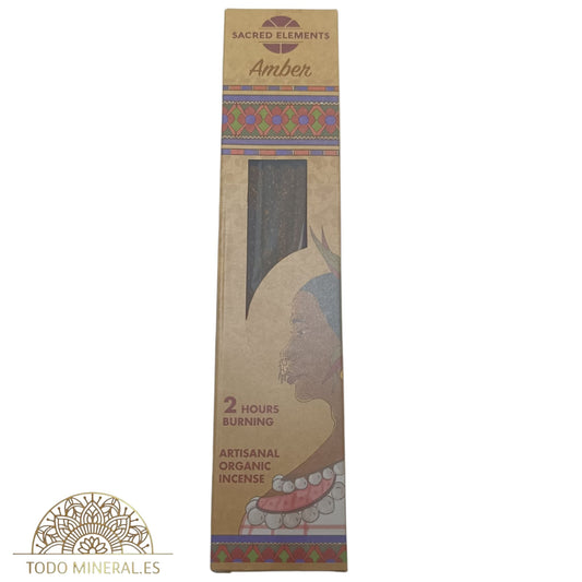 Paquete De Incienso Marca Sacred Elements Ambar INCIENSOS