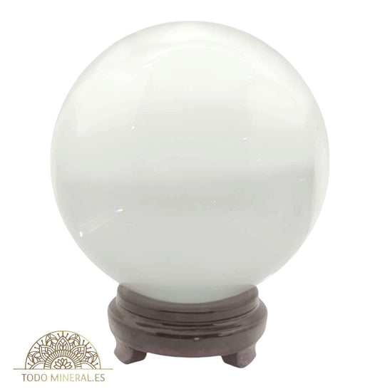 Esfera De Cristal 15 Cms Con Peana Incluida 38284 TODOMINERAL