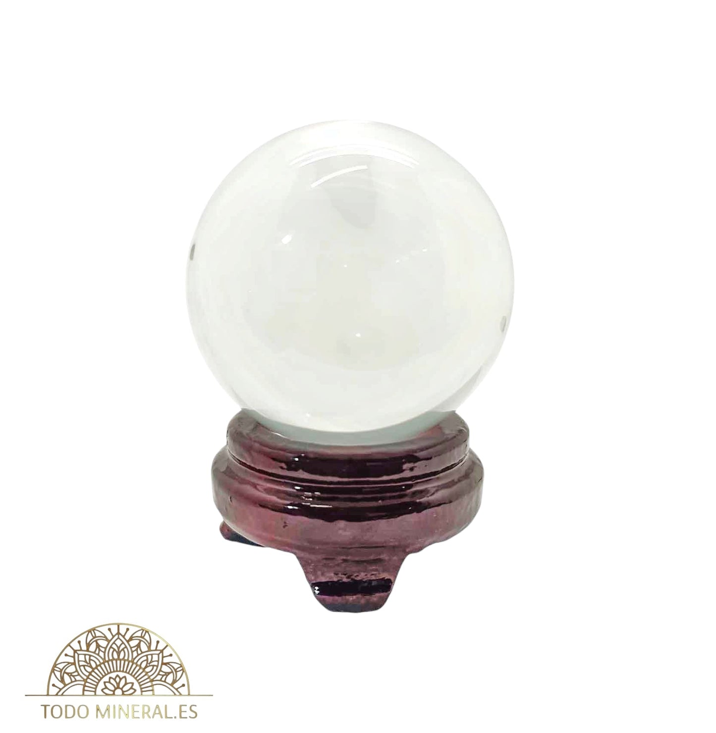 Esfera De Cristal 8 Cms Con Peana Incluida 37572 TODOMINERAL