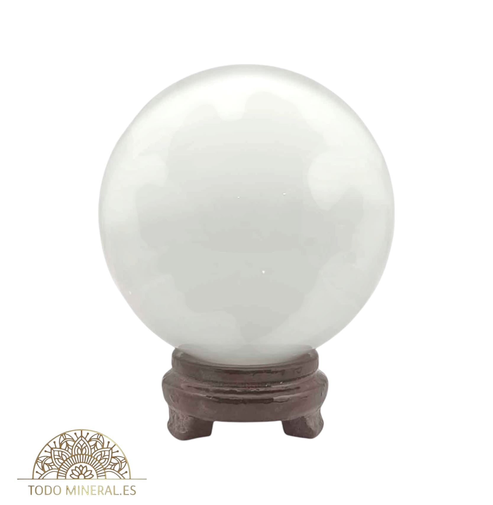 Esfera De Cristal 13 Cms Con Peana Incluida 38283 TODOMINERAL