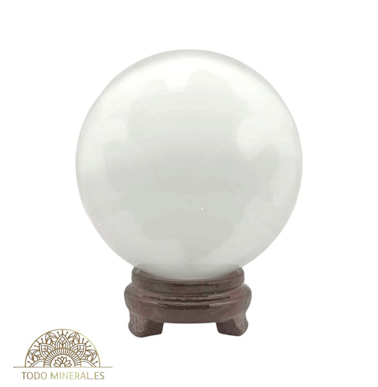 Esfera De Cristal 13 Cms Con Peana Incluida 38283 TODOMINERAL
