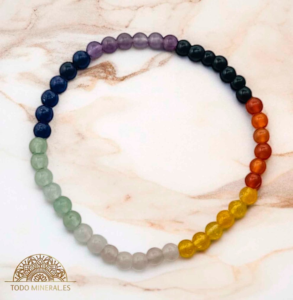 Pulsera Combinada Piedra Natural 7 Chakra PULSERAS MINERALES