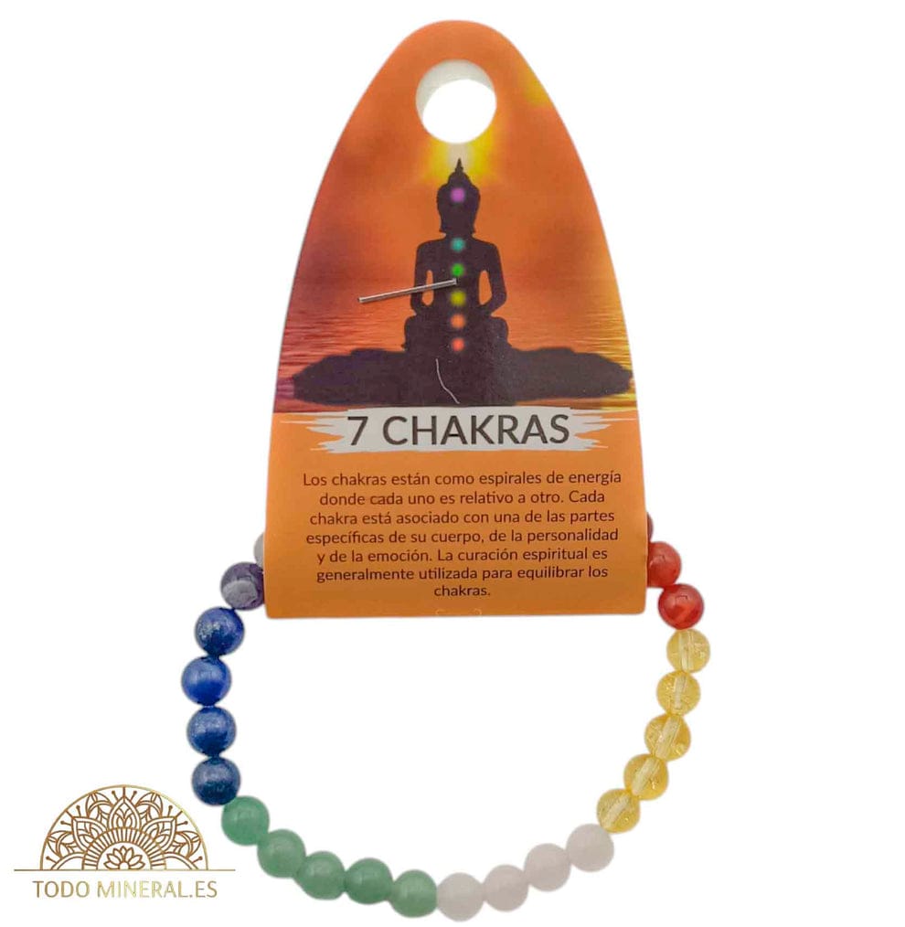 Pulsera Combinada Piedra Natural 7 Chakra PULSERAS MINERALES