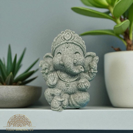 Figura En Resina Bebe Ganesha 6 Cms 600103631 TODOMINERAL