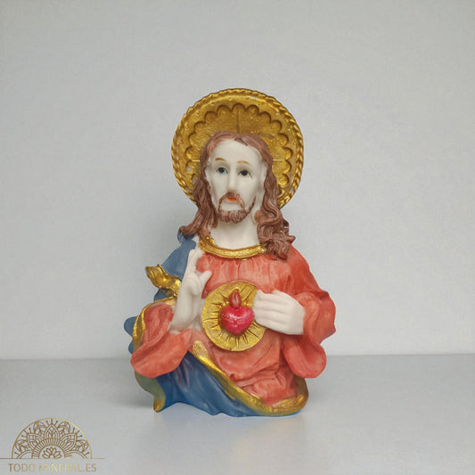 Figura En Resina Sagrado Corazon De Jesus 13 Cms 600103630 TODOMINERAL