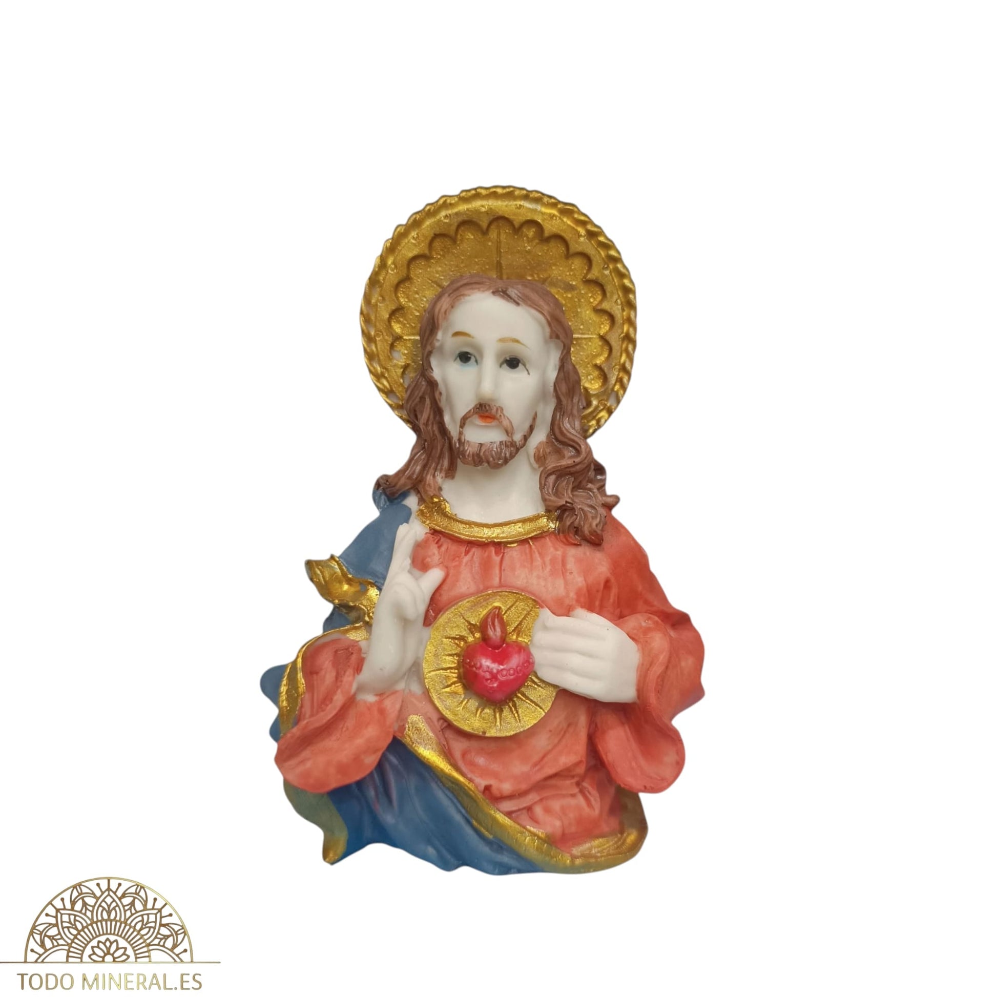 Figura En Resina Sagrado Corazon De Jesus 13 Cms 600103630 TODOMINERAL