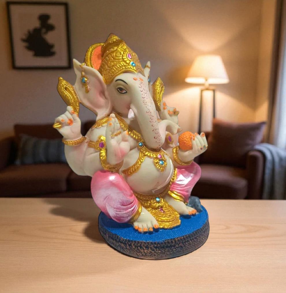 Figura En Resina Ganesha 16 Cms Aprox 600103641 TODOMINERAL