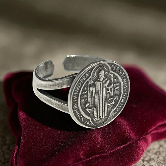 Anillo Adaptable Plata 925 San Benito TODOMINERAL