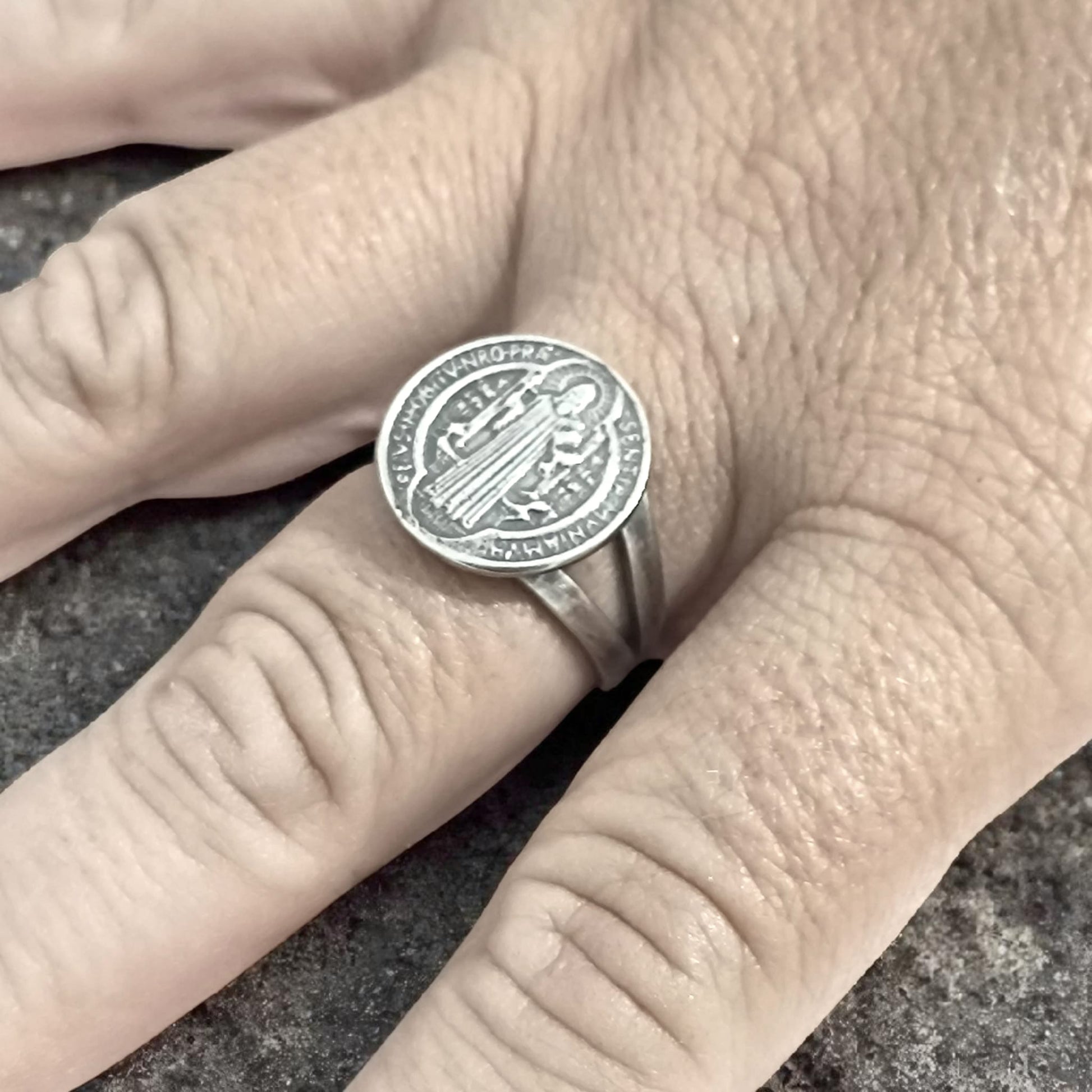 Anillo Adaptable Plata 925 San Benito TODOMINERAL