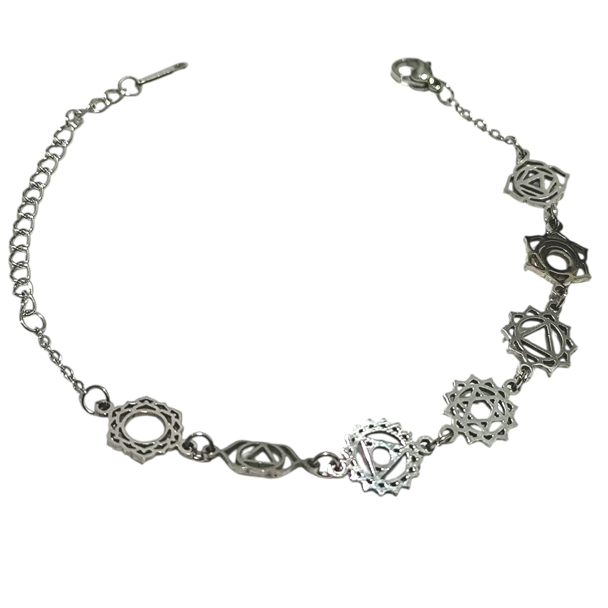 Pulsera Acero Simbolos 7 Chakras PULSERA ACERO