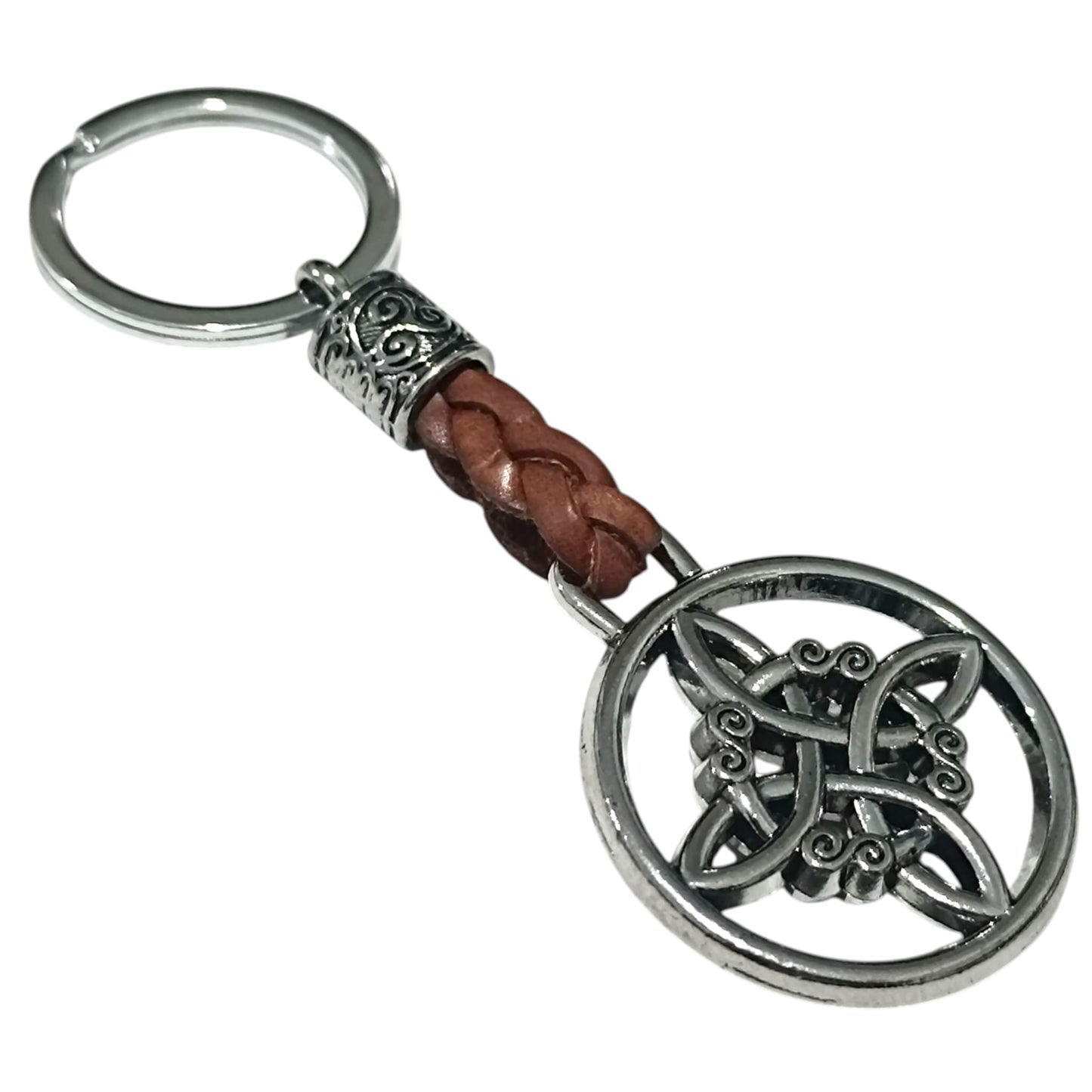 Llavero Metal Nudo De Bruja  ELIGE TU MODELO TODOMINERAL