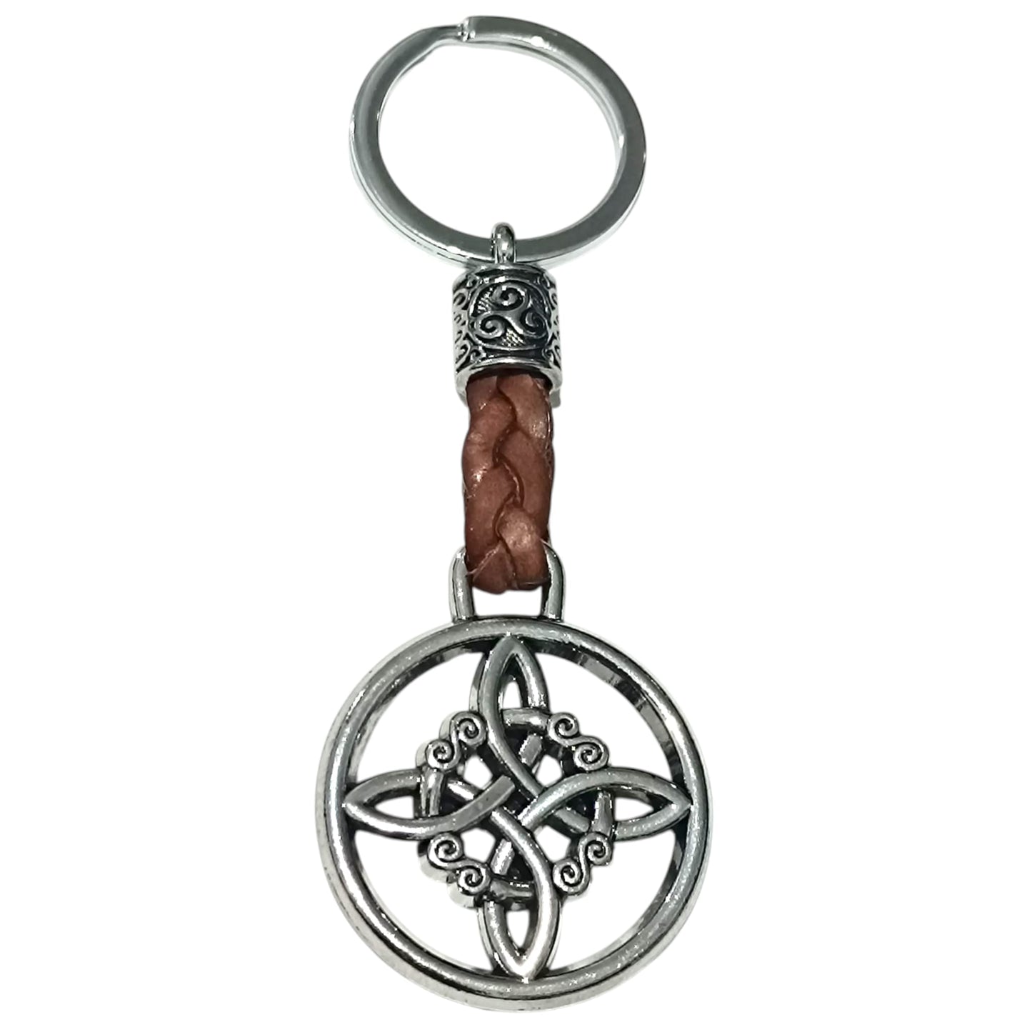 Llavero Metal Nudo De Bruja  ELIGE TU MODELO TODOMINERAL