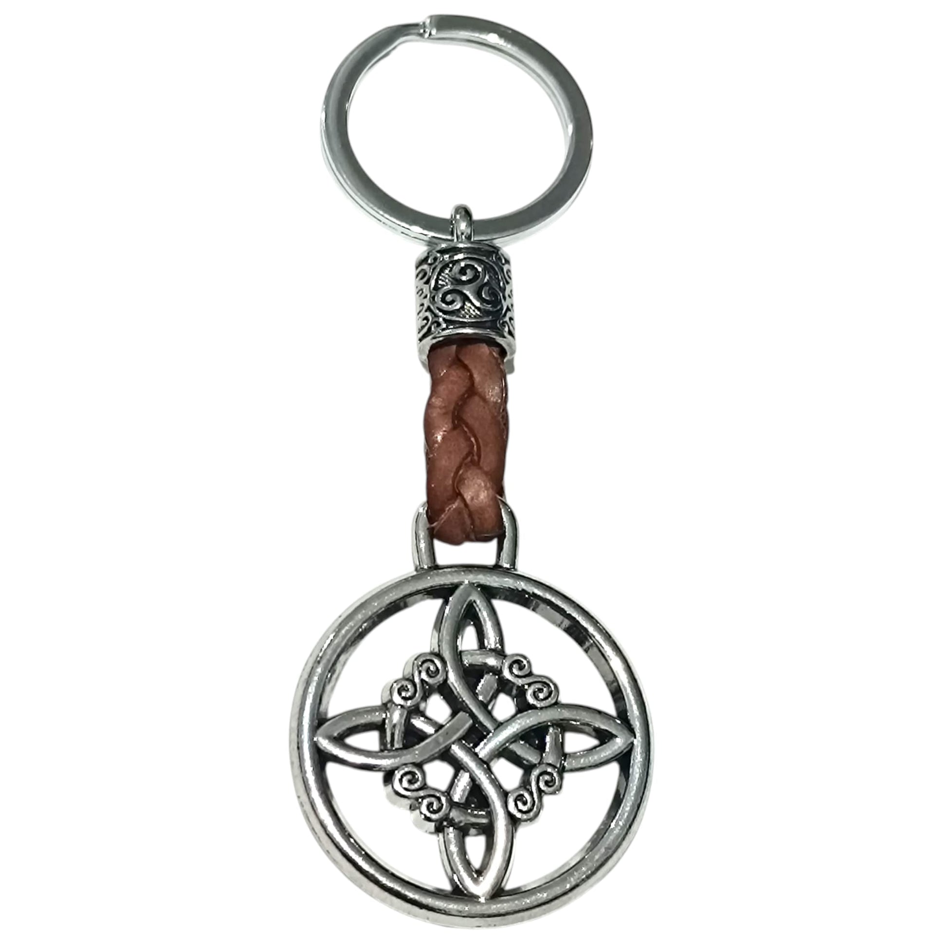 Llavero Metal Nudo De Bruja  ELIGE TU MODELO TODOMINERAL