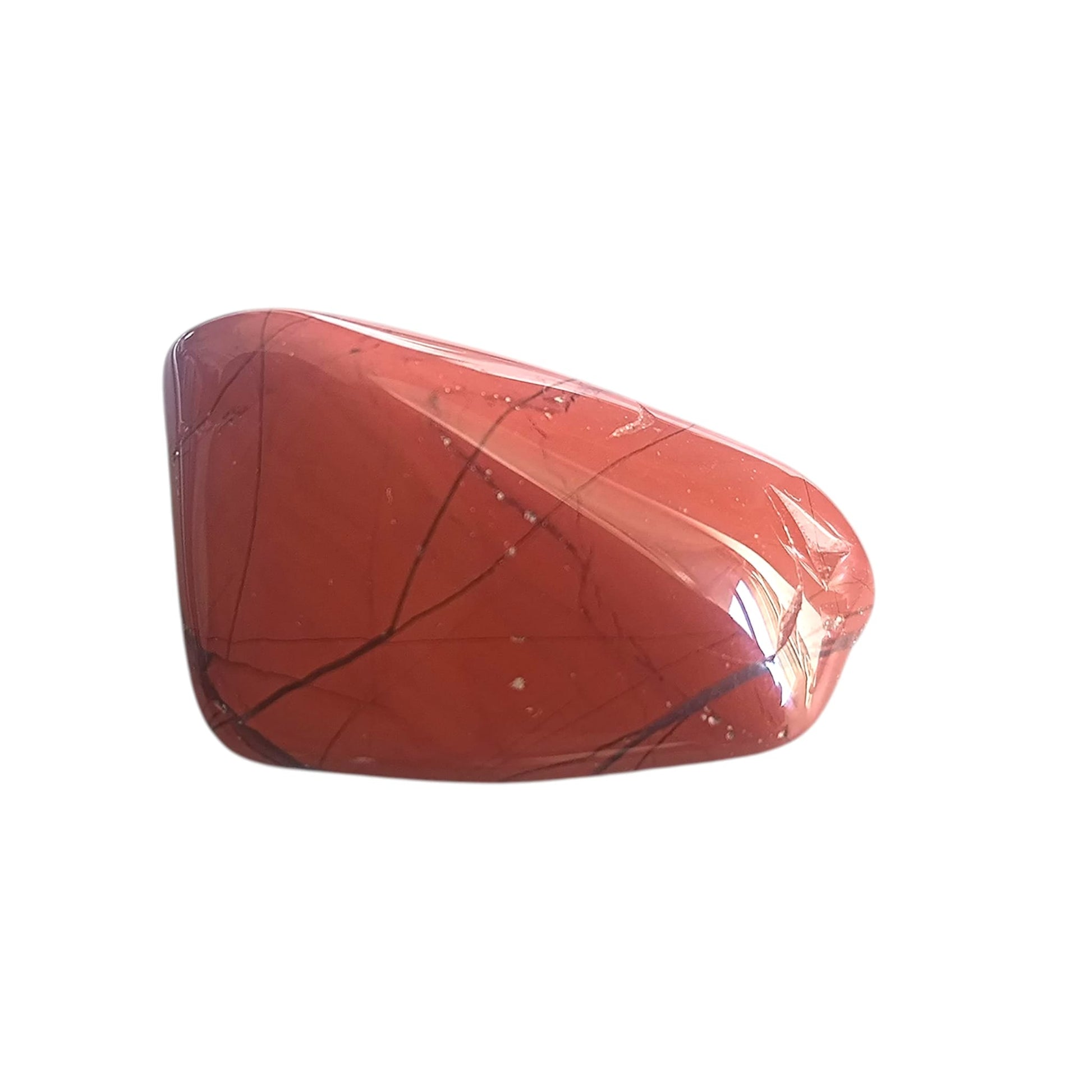 Mineral Jaspe Rojo Canto Rodados PIEZA APROXIMADA DE 4 CMS TODOMINERAL