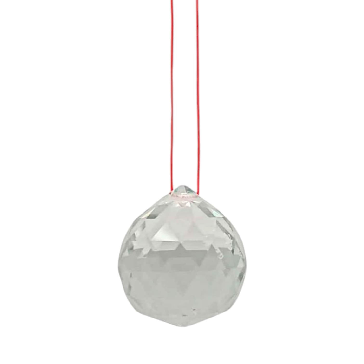 Colgante Feng Shui Bola Cristal Facetada Dos Tamaños Disponible FENG SHUI