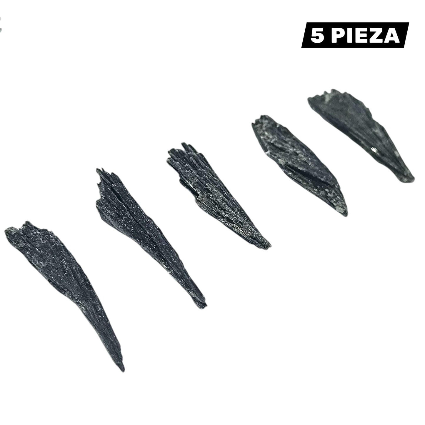 Mineral Escoba De Bruja Cianita Negra En Bruto Para Barrer Negatividad TODOMINERAL