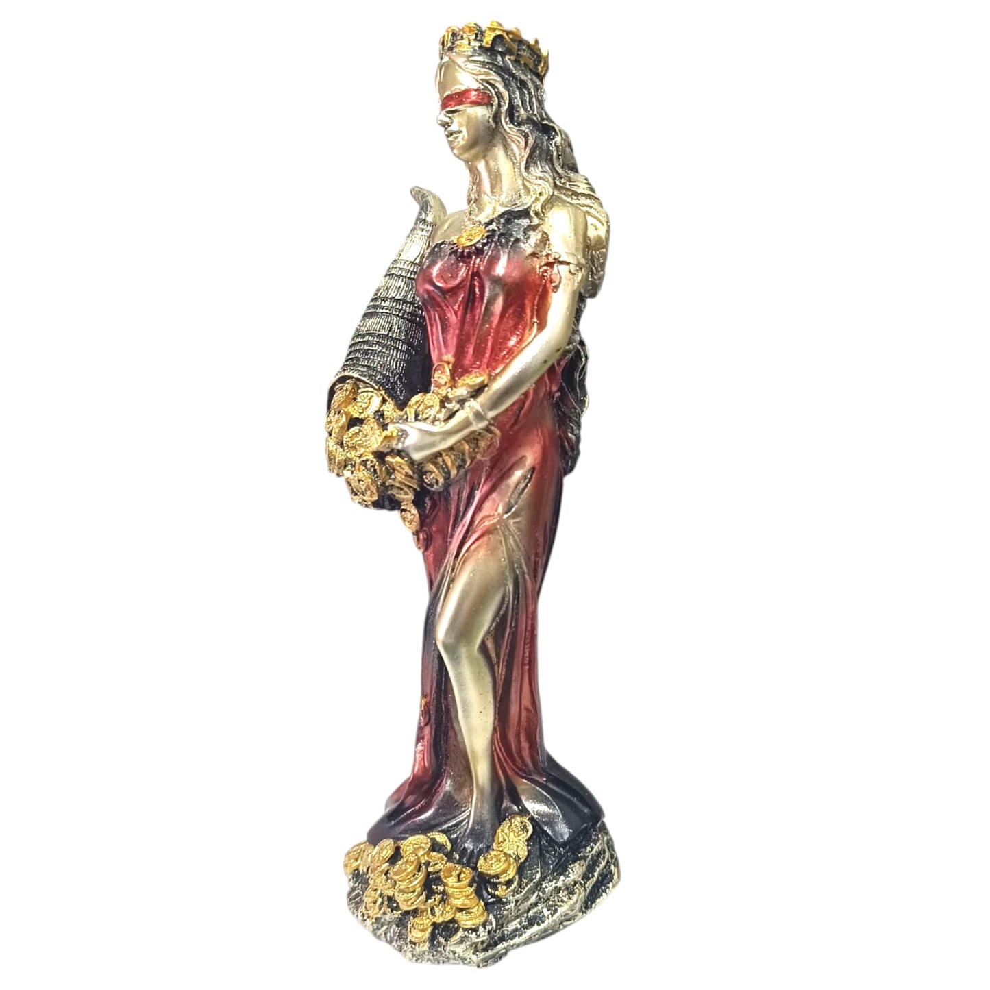 Figura Diosa De La Fortuna 21 Cms Aprox ATRAER FORTUNA TODOMINERAL