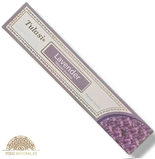 Paquete 15 Gramos De Incienso Marca Tulasi Lavanda - TODOMINERAL