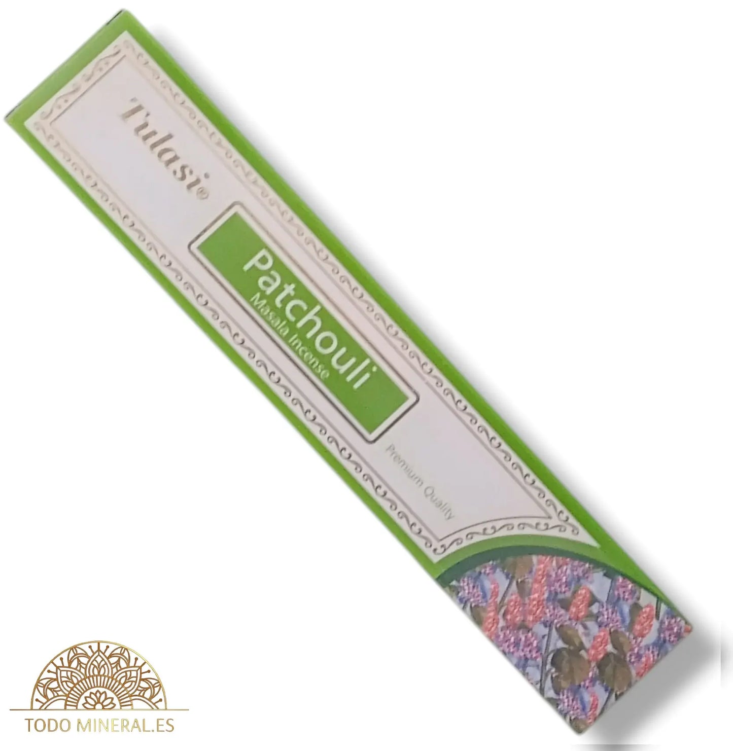 Paquete 15 Gramos De Incienso Marca Tulasi Patchouli - TODOMINERAL