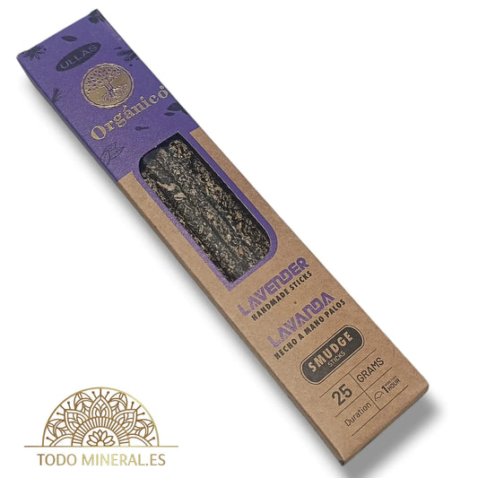 Paquete 25 Gramos De Incienso Marca Ullas Lavanda. - TODOMINERAL