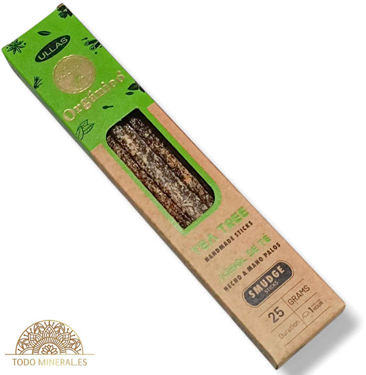 Paquete 25 Gramos De Incienso Orgánico Marca Ullas Arbol Del Té - TODOMINERAL