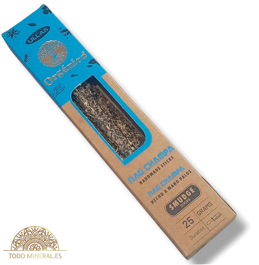 Paquete 25 Gramos De Incienso Orgánico Marca Ullas Nag Champa - TODOMINERAL