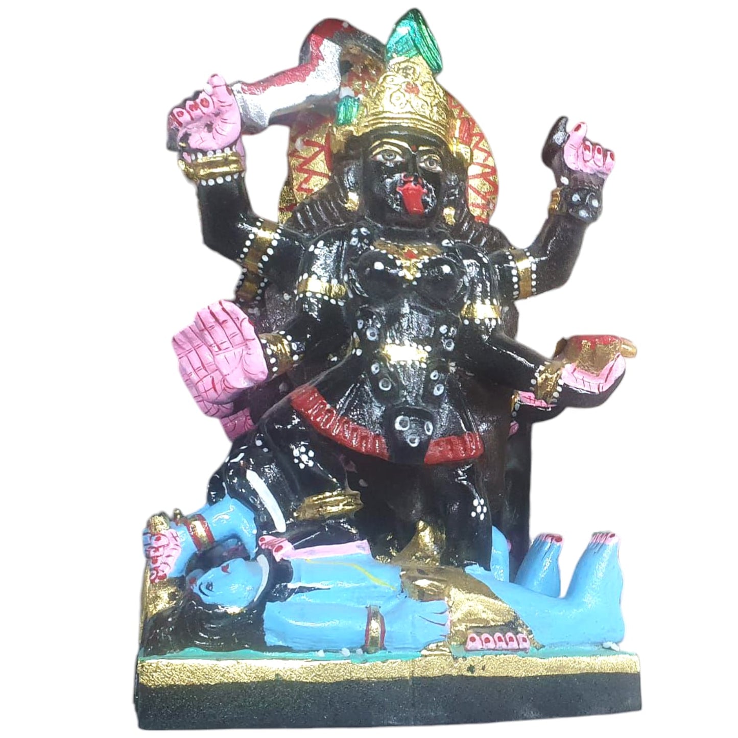 Figura Kali Piedra Marmol Tallada 26 Cms Aprox y 4Kilos aproximadamente TODOMINERAL
