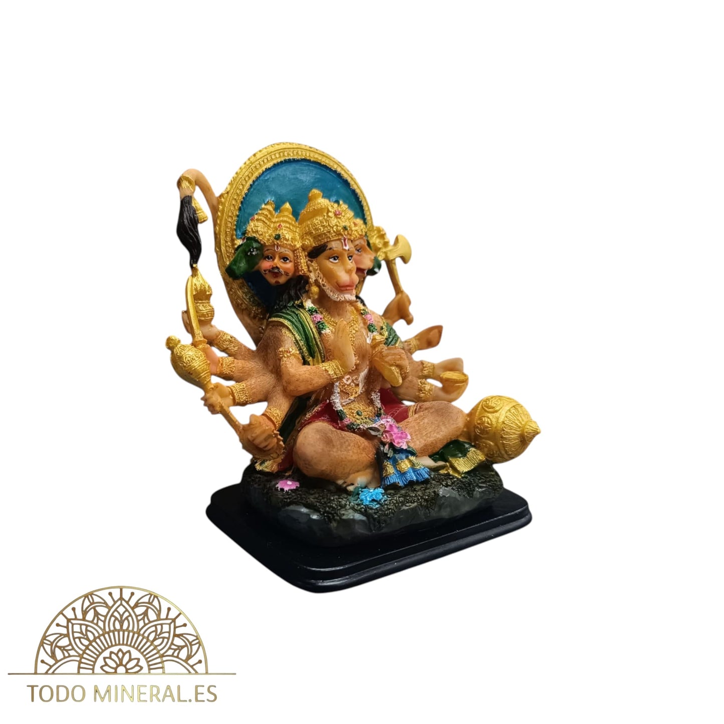 Figura En Resina Hanuman 12 Cms Apox 600103407 TODOMINERAL