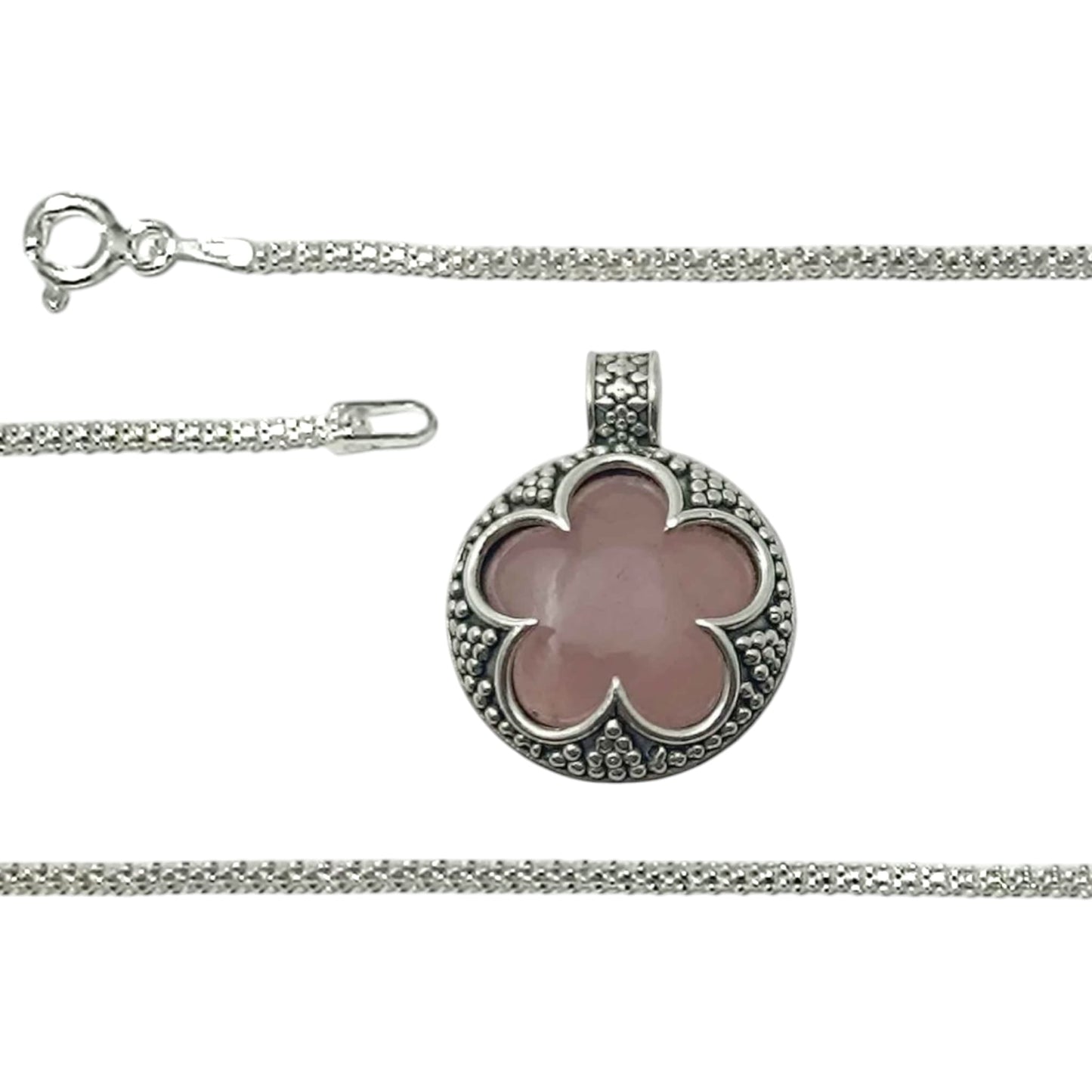 Colgante Gotland 13mm Plata 925 Con Piedra Natural incluye cadena 50 cms TODOMINERAL